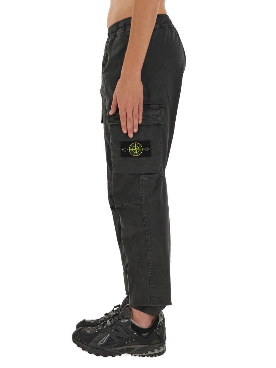 STONE ISLAND PANTALONE IN COTONE