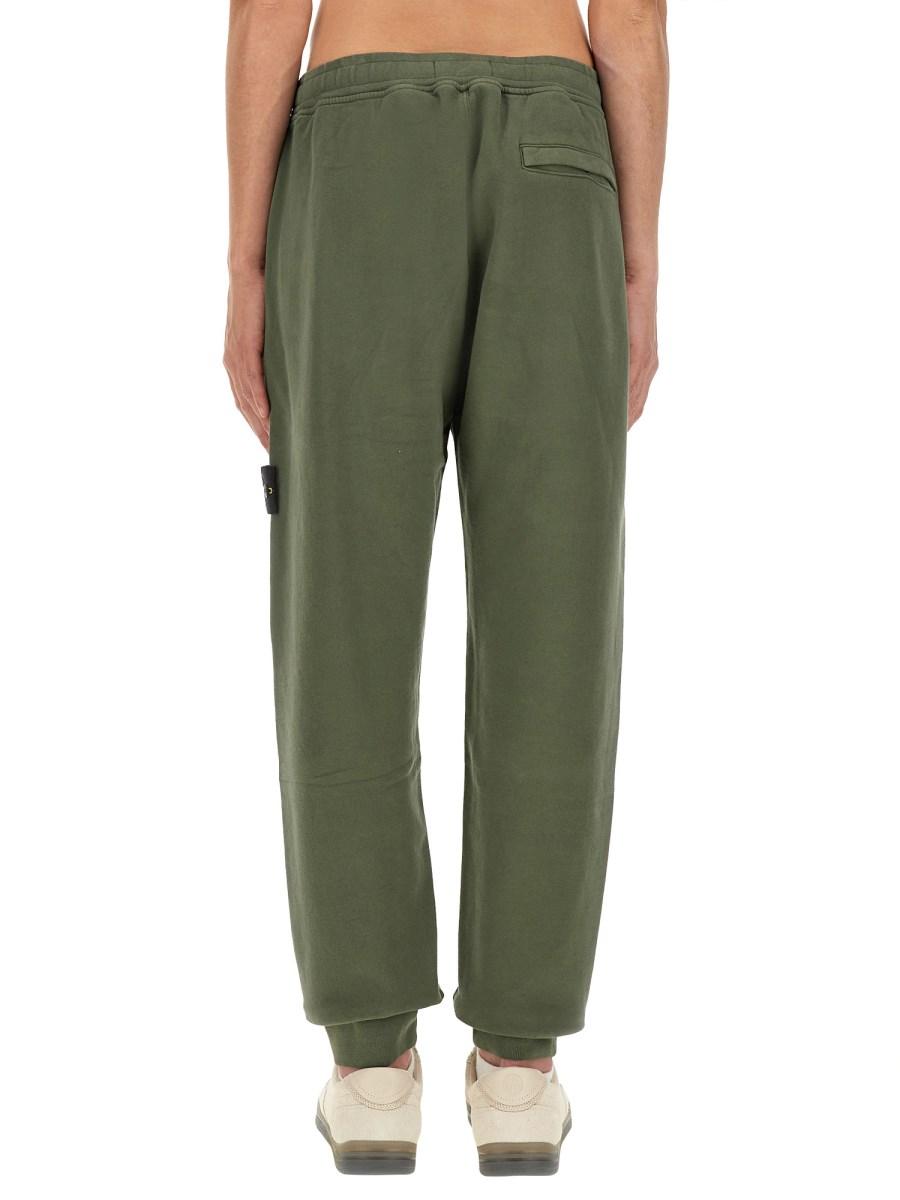 STONE ISLAND PANTALONE JOGGING IN COTONE