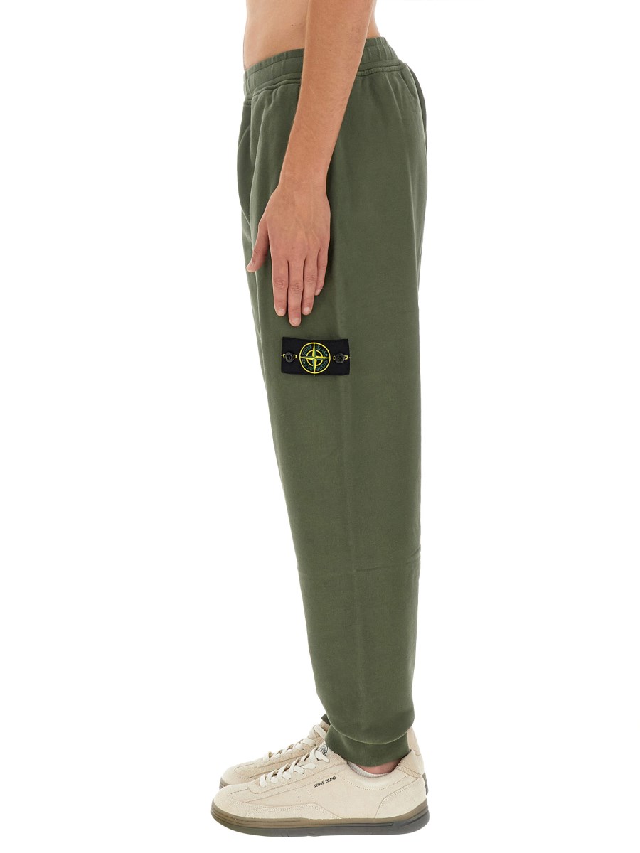 STONE ISLAND PANTALONE JOGGING IN COTONE