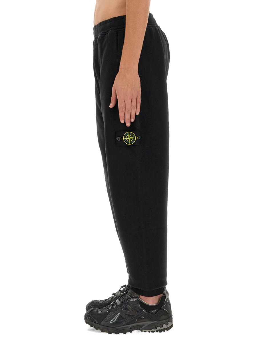 STONE ISLAND PANTALONE JOGGING IN COTONE