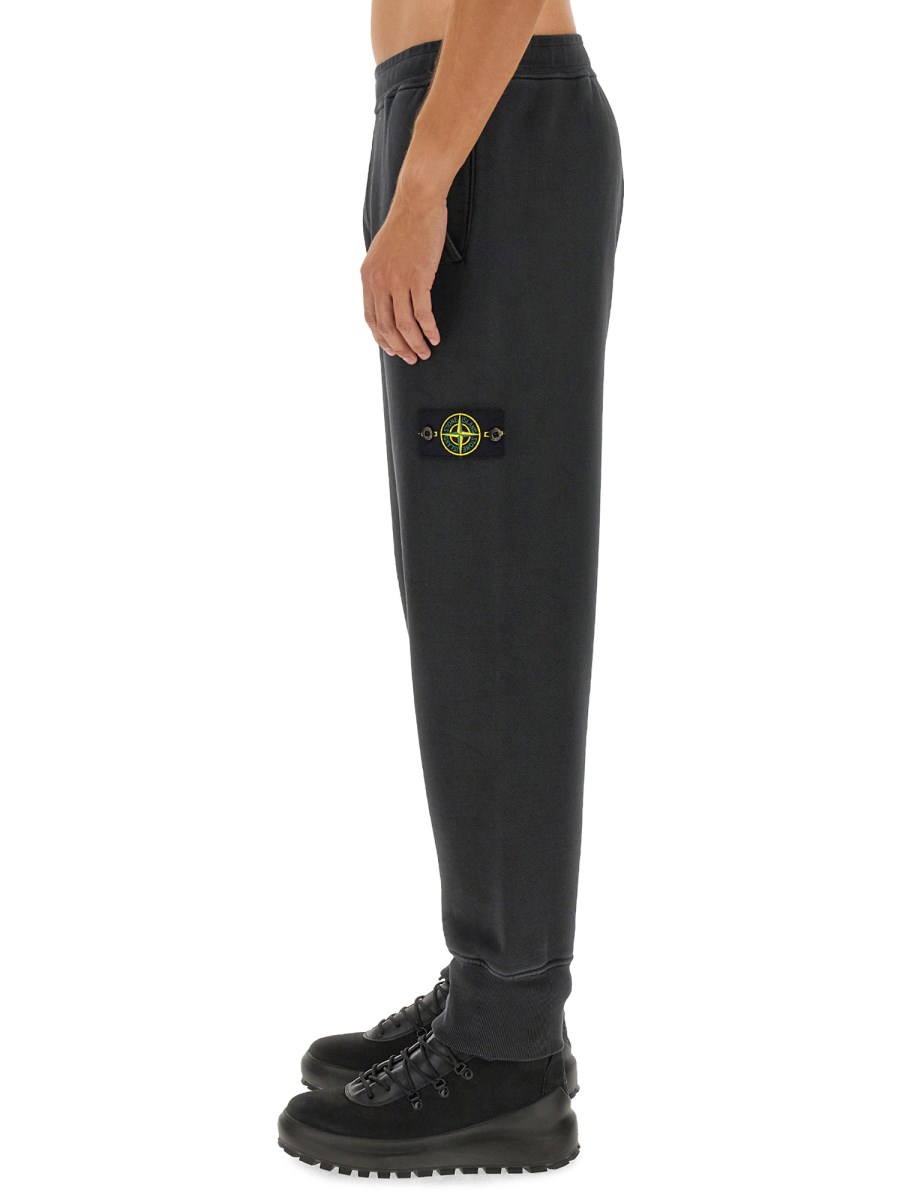 STONE ISLAND PANTALONE JOGGING IN COTONE