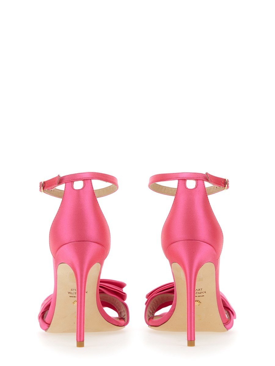 STUART WEITZMAN SANDALO NUDISTCURVE LOVEKNOT 100