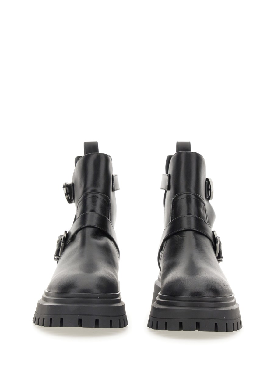 STUART WEITZMAN STIVALETTO MAVERICK BEDFORD MOTO