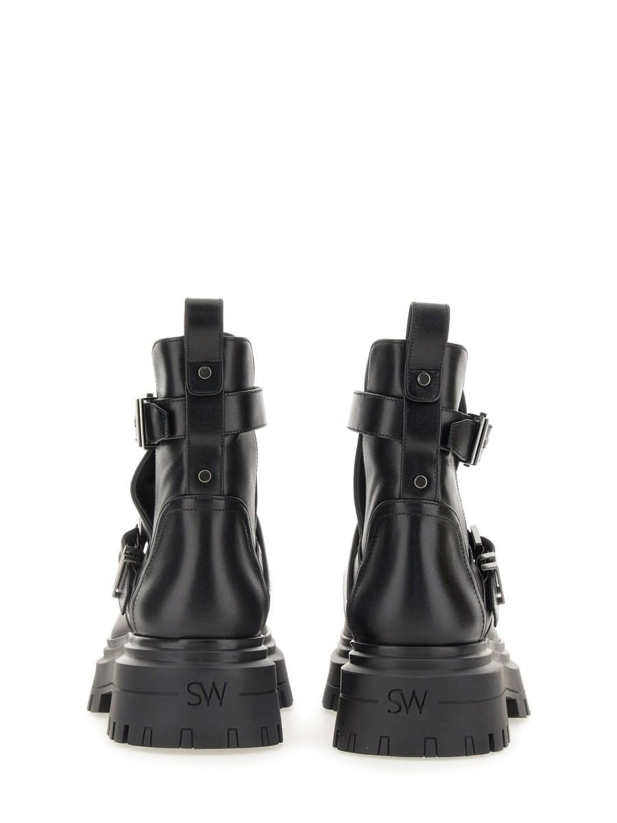 STUART WEITZMAN STIVALETTO MAVERICK BEDFORD MOTO