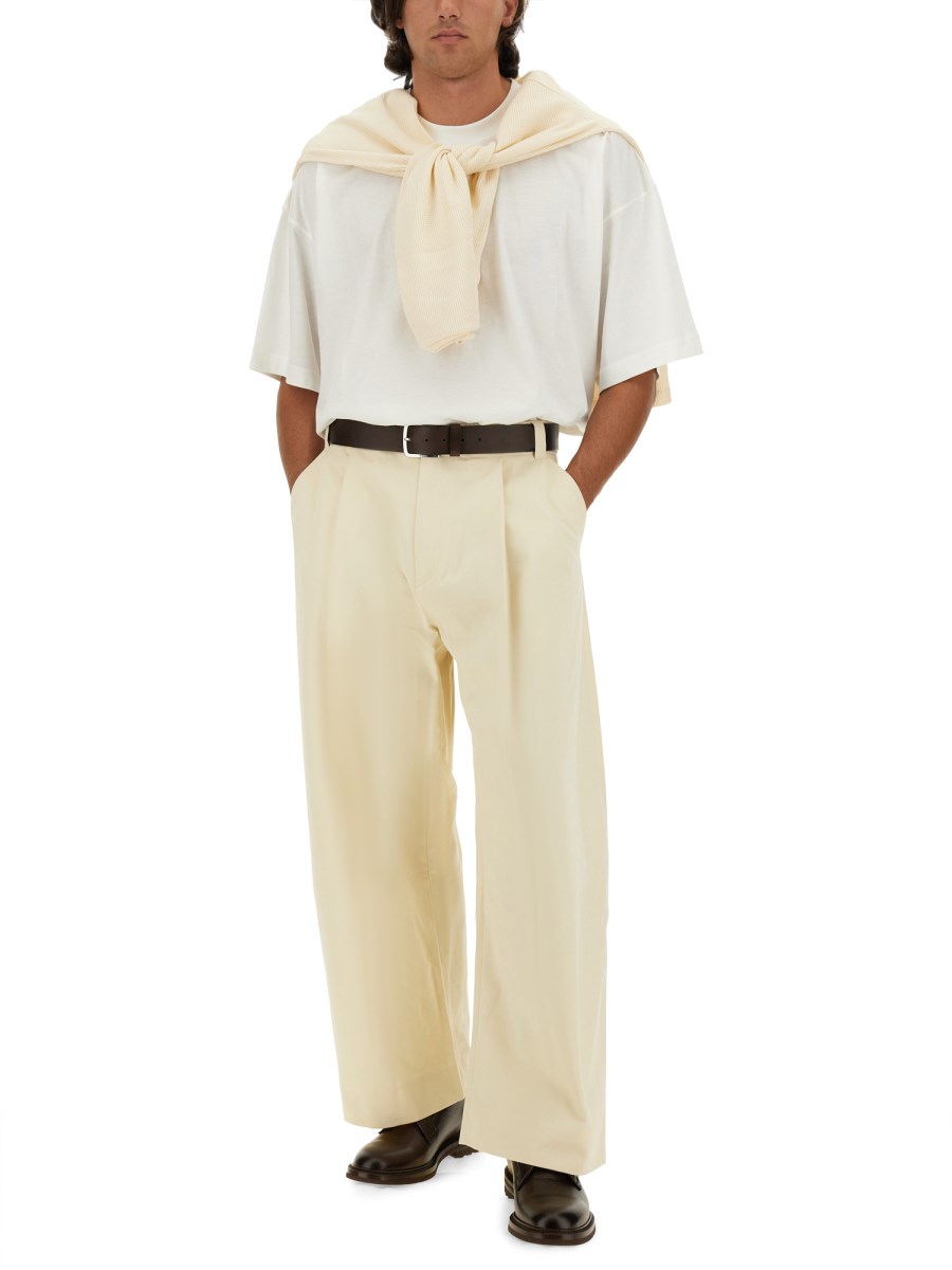 STUDIO NICHOLSON T-SHIRT IN JERSEY DI COTONE