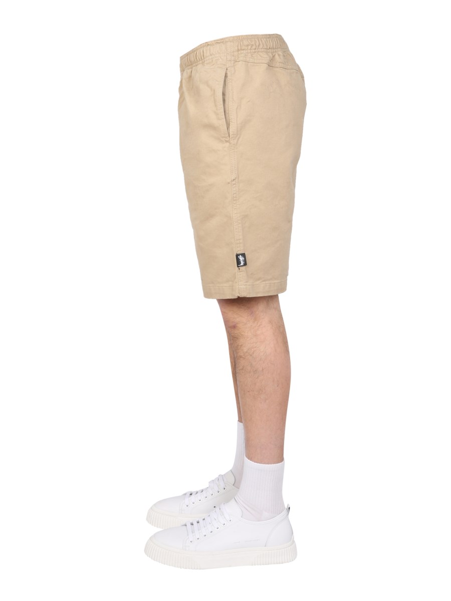STUSSY BERMUDA IN COTONE CON LOGO