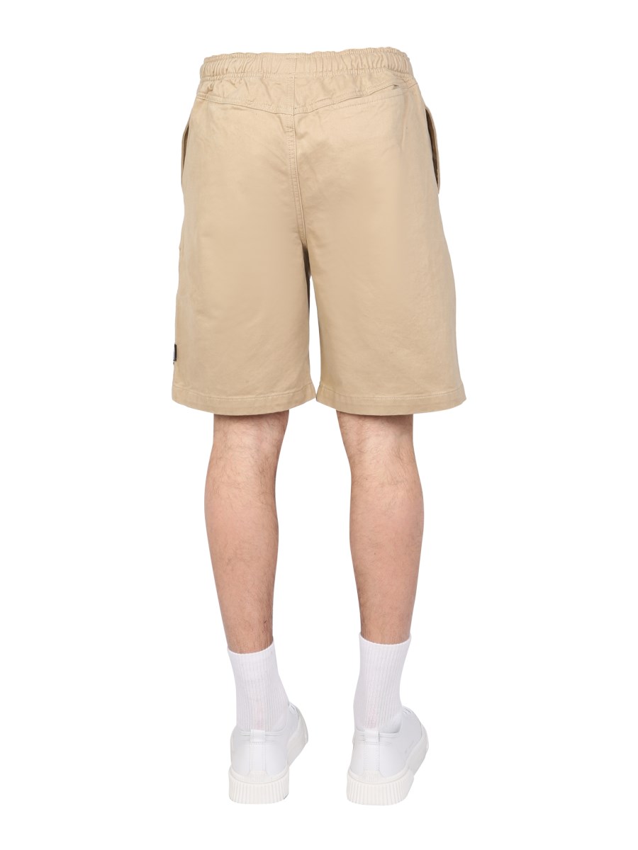 STUSSY BERMUDA IN COTONE CON LOGO