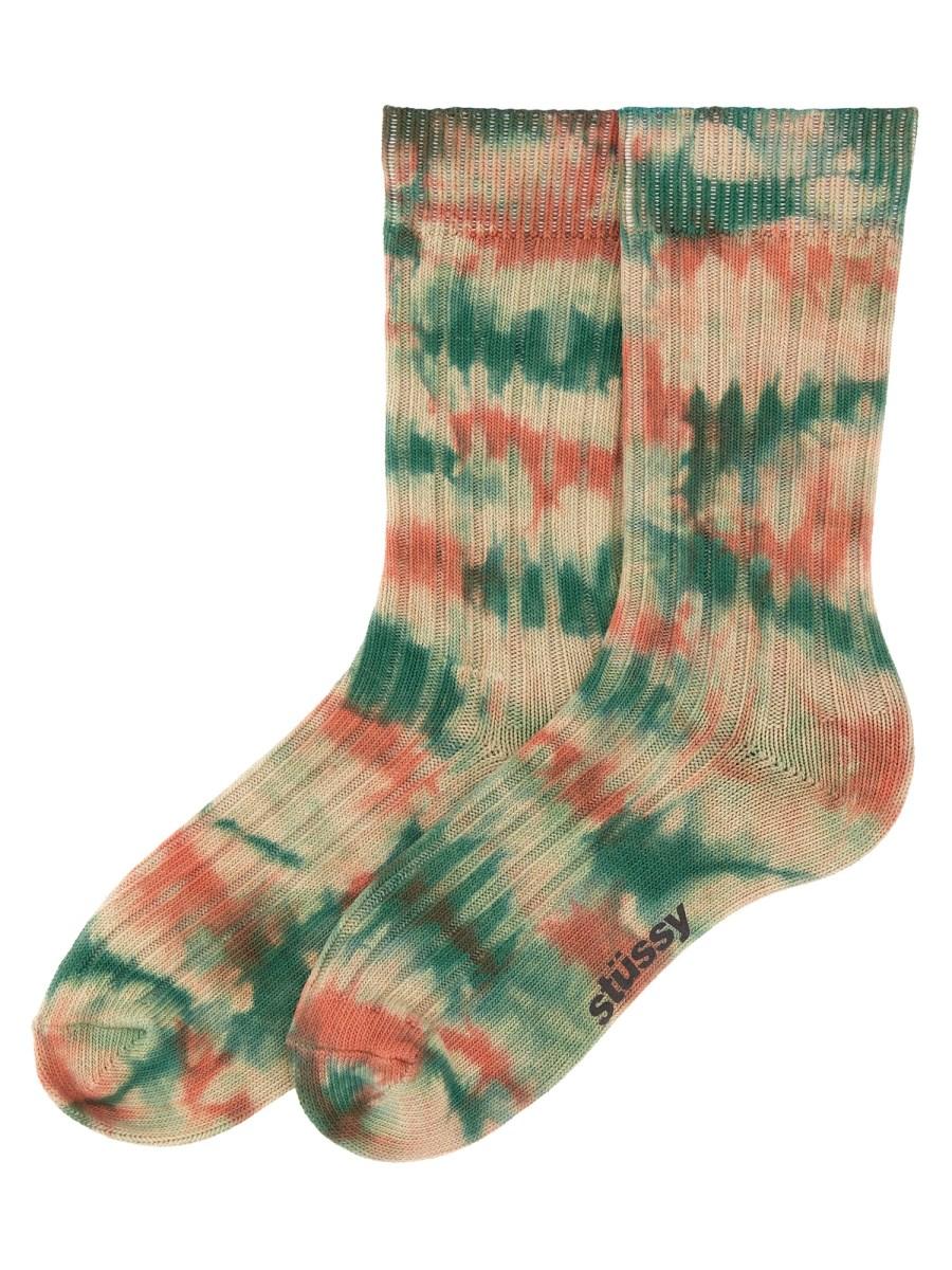 STUSSY CALZINI A COSTE MULTI DYED