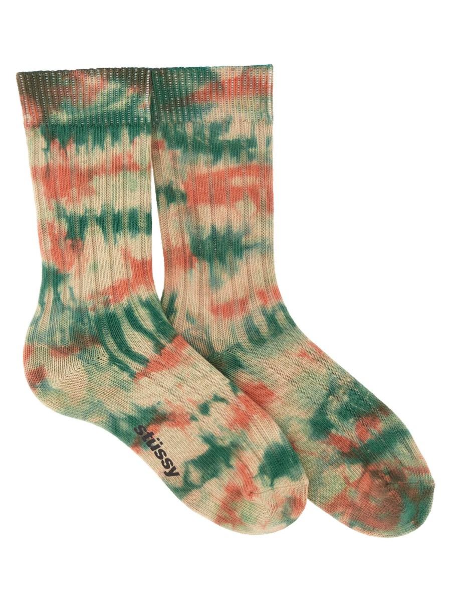 STUSSY CALZINI A COSTE MULTI DYED