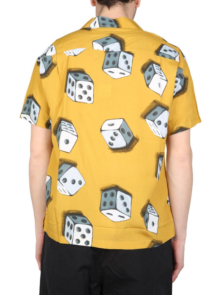 STUSSY CAMICIA DICE IN VISCOSA