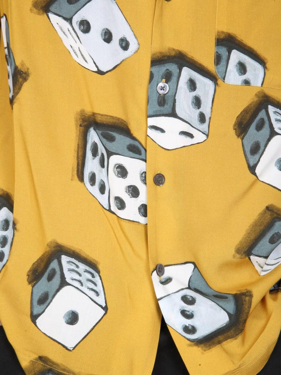 STUSSY CAMICIA DICE IN VISCOSA