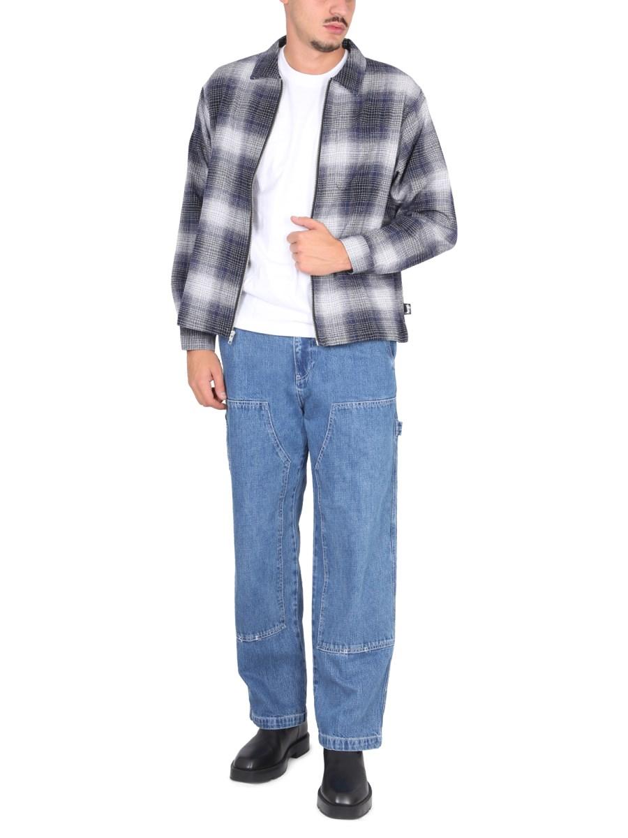 STUSSY CAMICIA REGULAR FIT IN COTONE