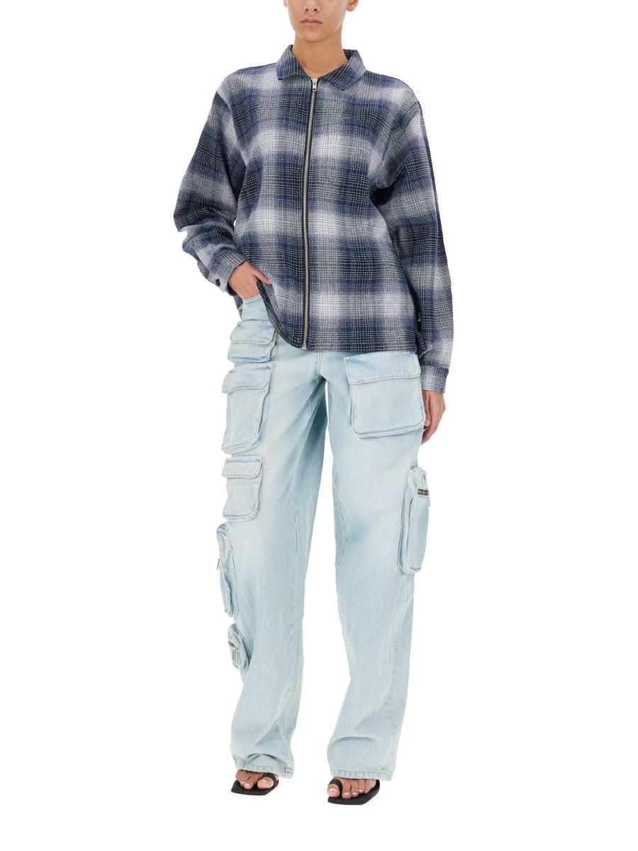 STUSSY CAMICIA REGULAR FIT IN COTONE