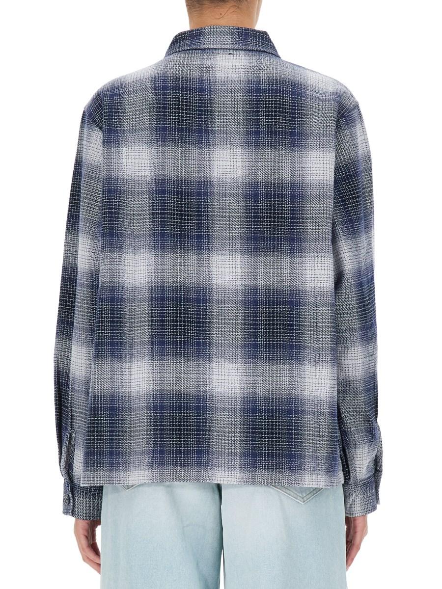 STUSSY CAMICIA REGULAR FIT IN COTONE