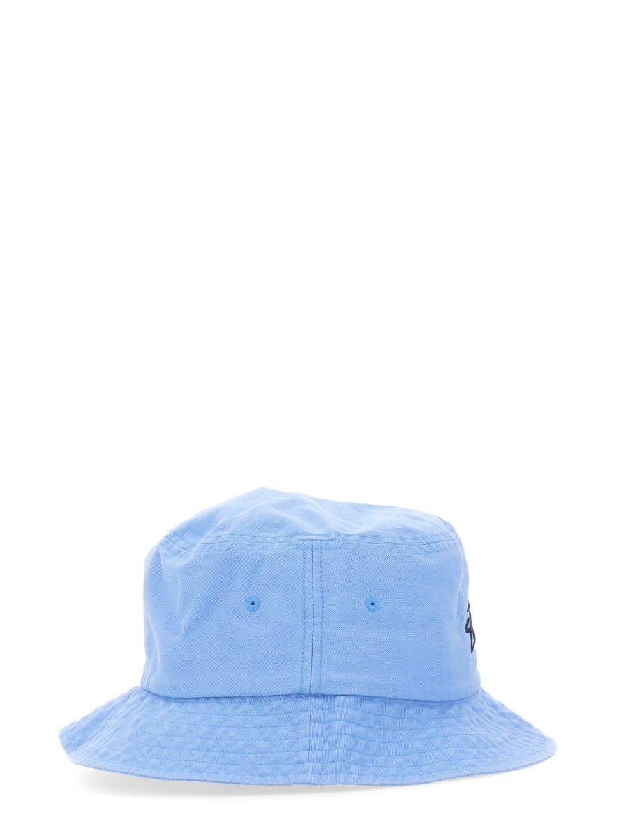 STUSSY CAPPELLO BUCKET IN COTONE CON LOGO