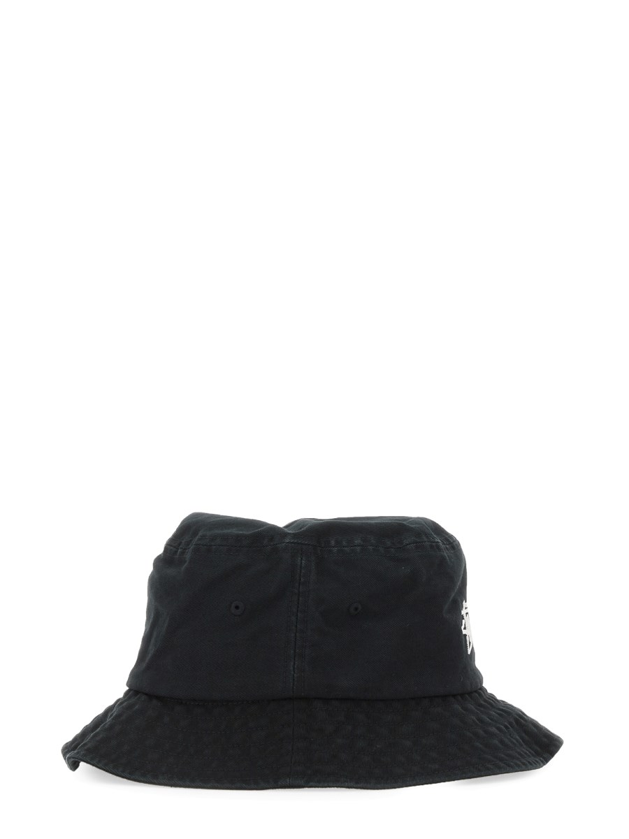 STUSSY CAPPELLO BUCKET IN COTONE CON LOGO