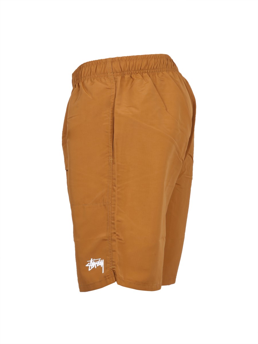 STUSSY COSTUME BOXER IN NYLON CON RICAMO LOGO