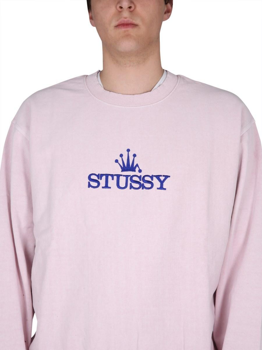 STUSSY FELPA CON RICAMO LOGO