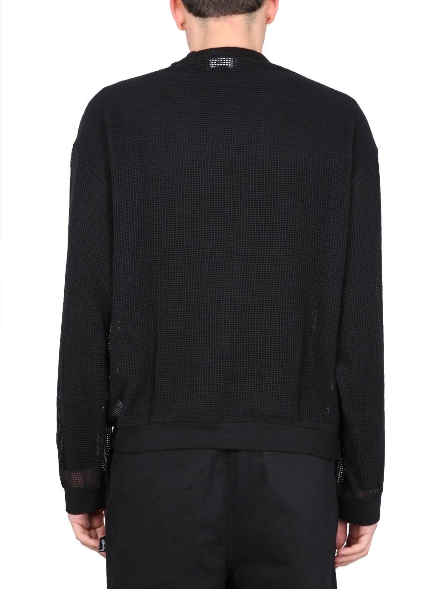 STUSSY FELPA GIROCOLLO IN MESH DI COTONE