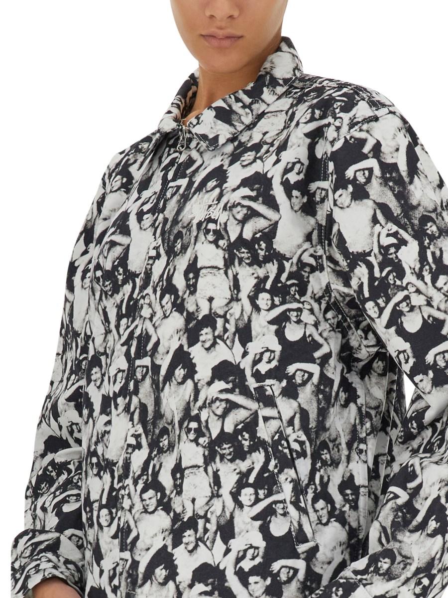 STUSSY GIACCA CON STAMPA ALLOVER IN COTONE