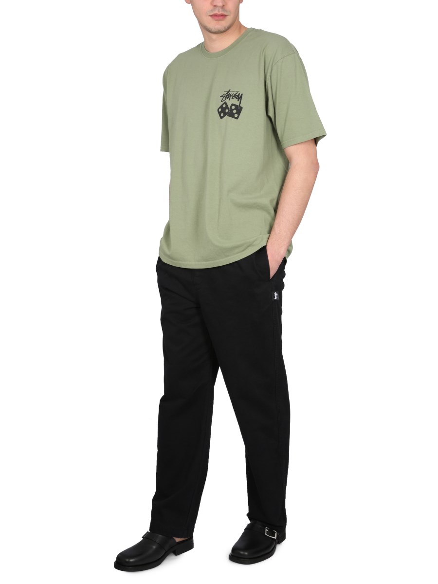 STUSSY PANTALONE CLASSICO IN TELA DI COTONE