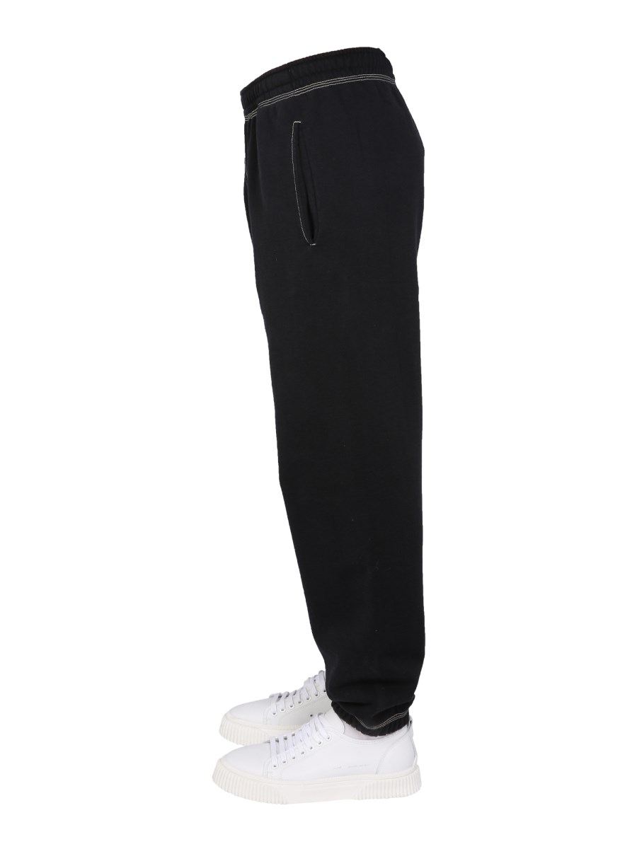 STUSSY PANTALONE JOGGING IN COTONE CON PATCH LOGO