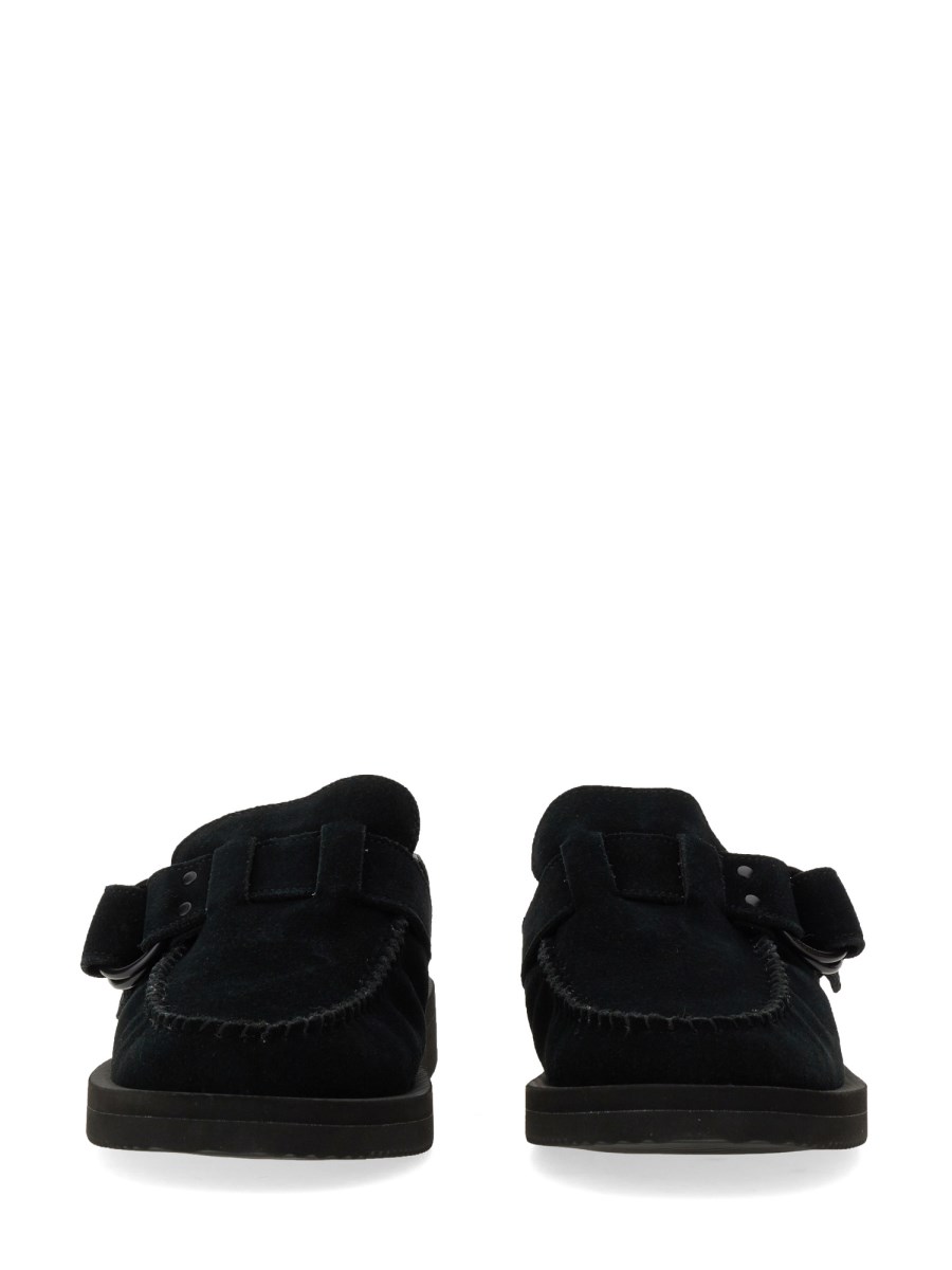SUICOKE SLIPPER LEMI MAB IN SUEDE E MONTONE