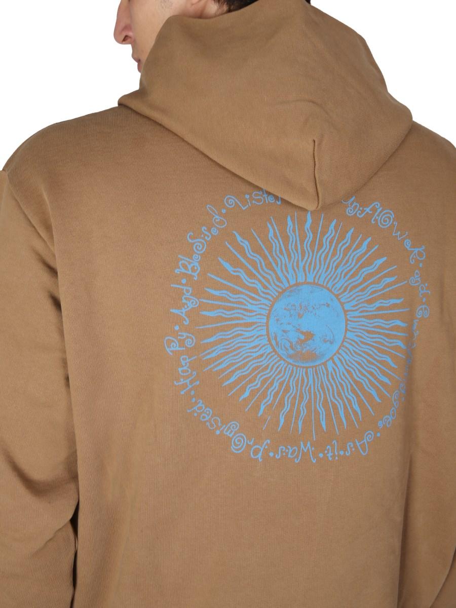 SUNFLOWER FELPA IN COTONE CON RICAMO LOGO
