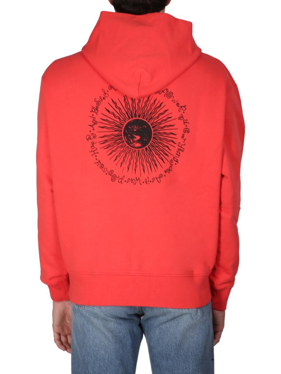 SUNFLOWER FELPA IN COTONE CON RICAMO LOGO