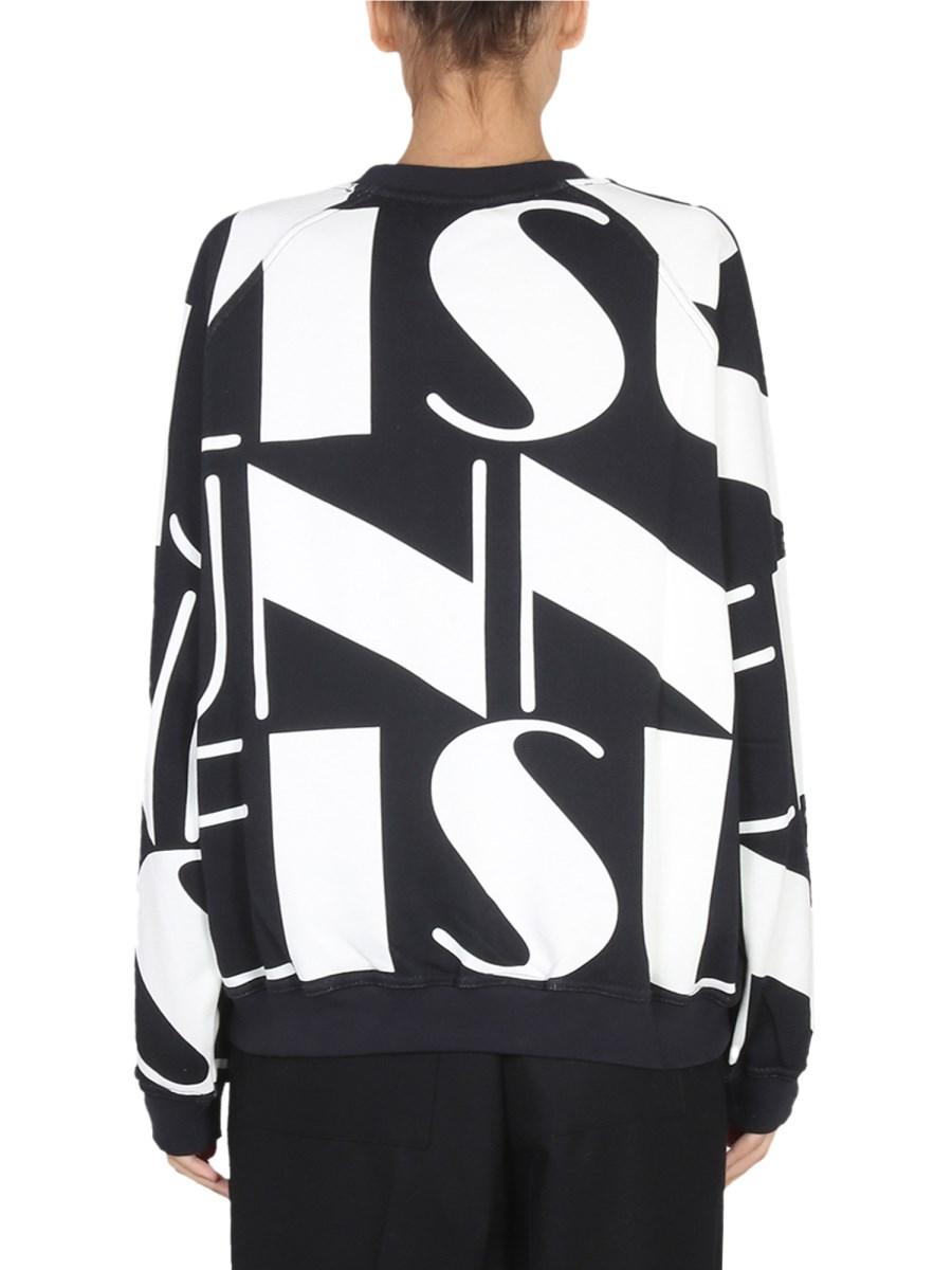 SUNNEI FELPA IN COTONE CON LOGO
