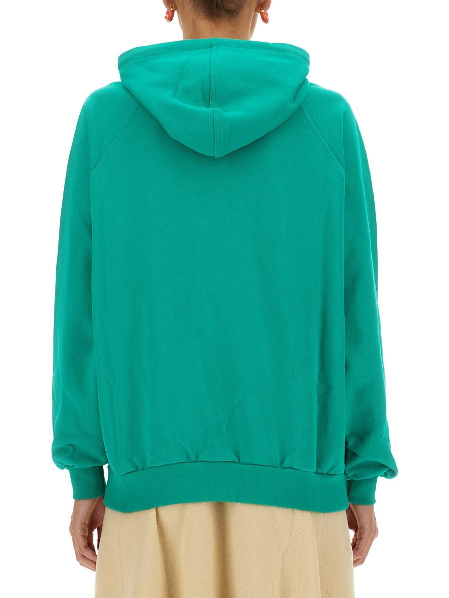 SUNNEI FELPA IN COTONE CON RICAMO LOGO