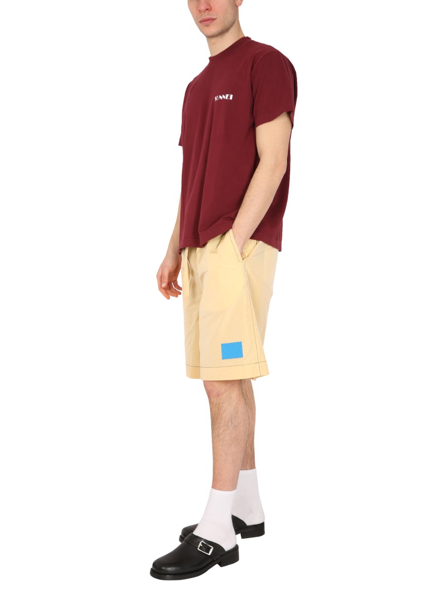 SUNNEI SHORTS CON PATCH E ELASTICO IN VITA