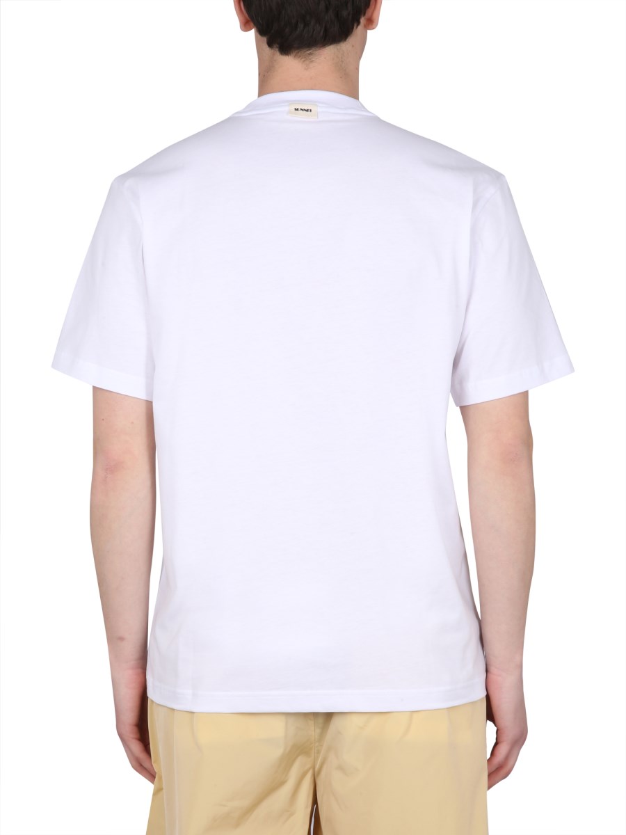 SUNNEI T-SHIRT HEAD OF FASHION IN COTONE