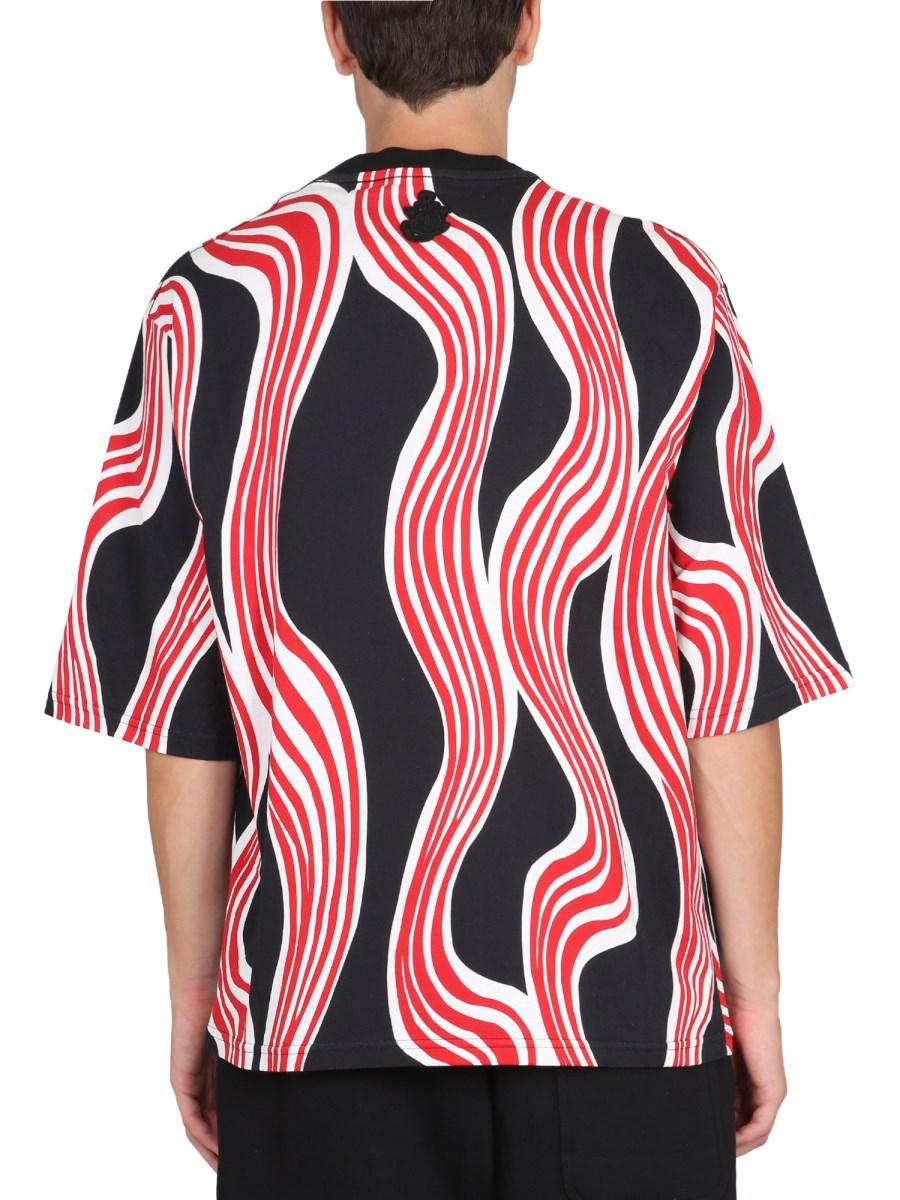MONCLER GENIUS T-SHIRT 1 MONCLER JW ANDERSON IN JERSEY DI COTONE