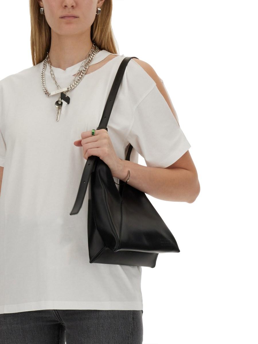MM6 MAISON MARGIELA T-SHIRT CON SPILLE DI SICUREZZA
