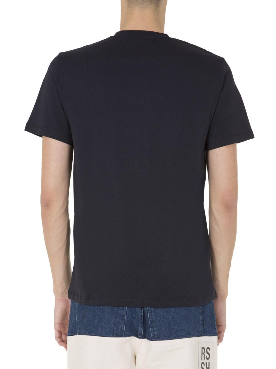 FRED PERRY X RAF SIMONS T-SHIRT GIROCOLLO IN COTONE CON LOGO