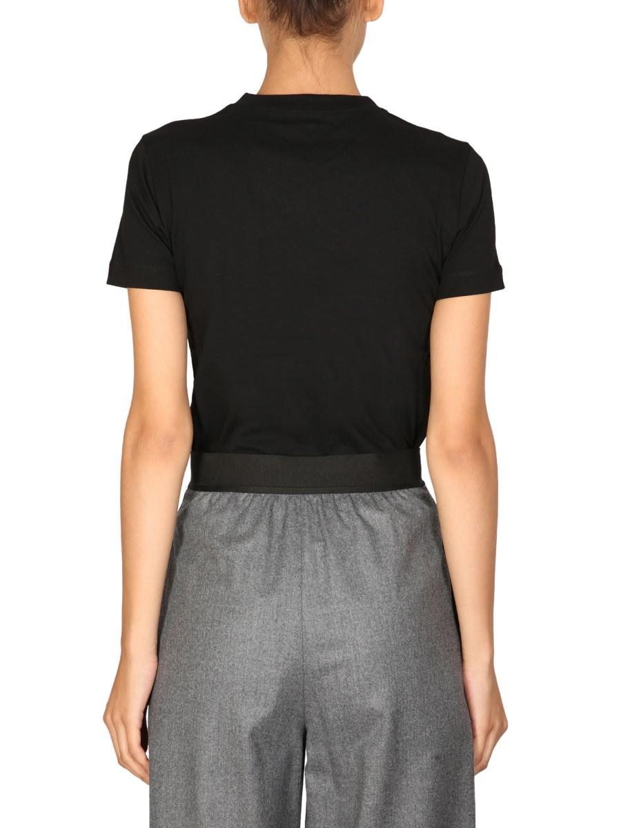 STELLA McCARTNEY T-SHIRT "GLITCH" IN JERSEY DI COTONE
