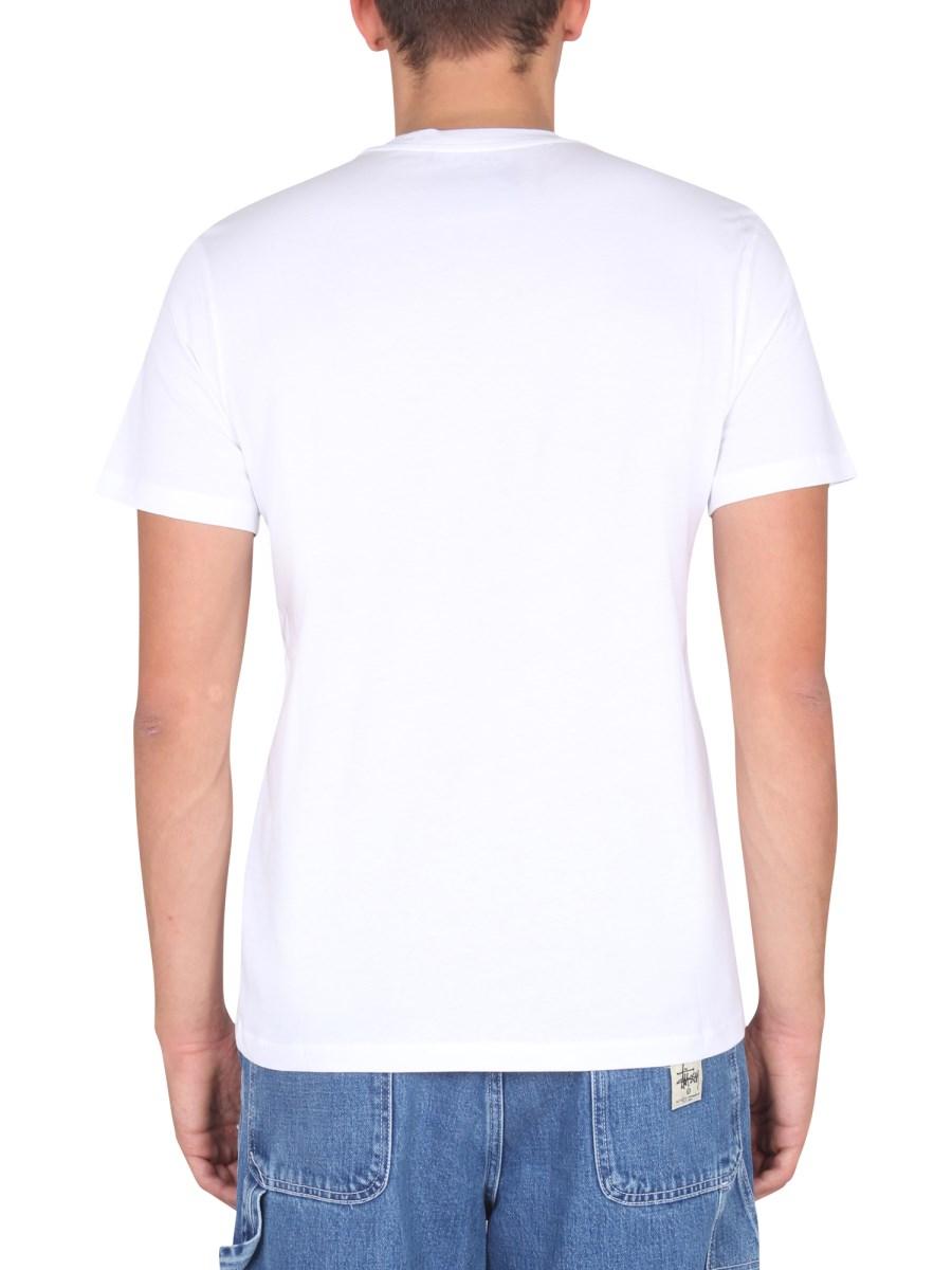 MOSCHINO T-SHIRT "GUILT WITHOUT GUILT" IN JERSEY DI COTONE