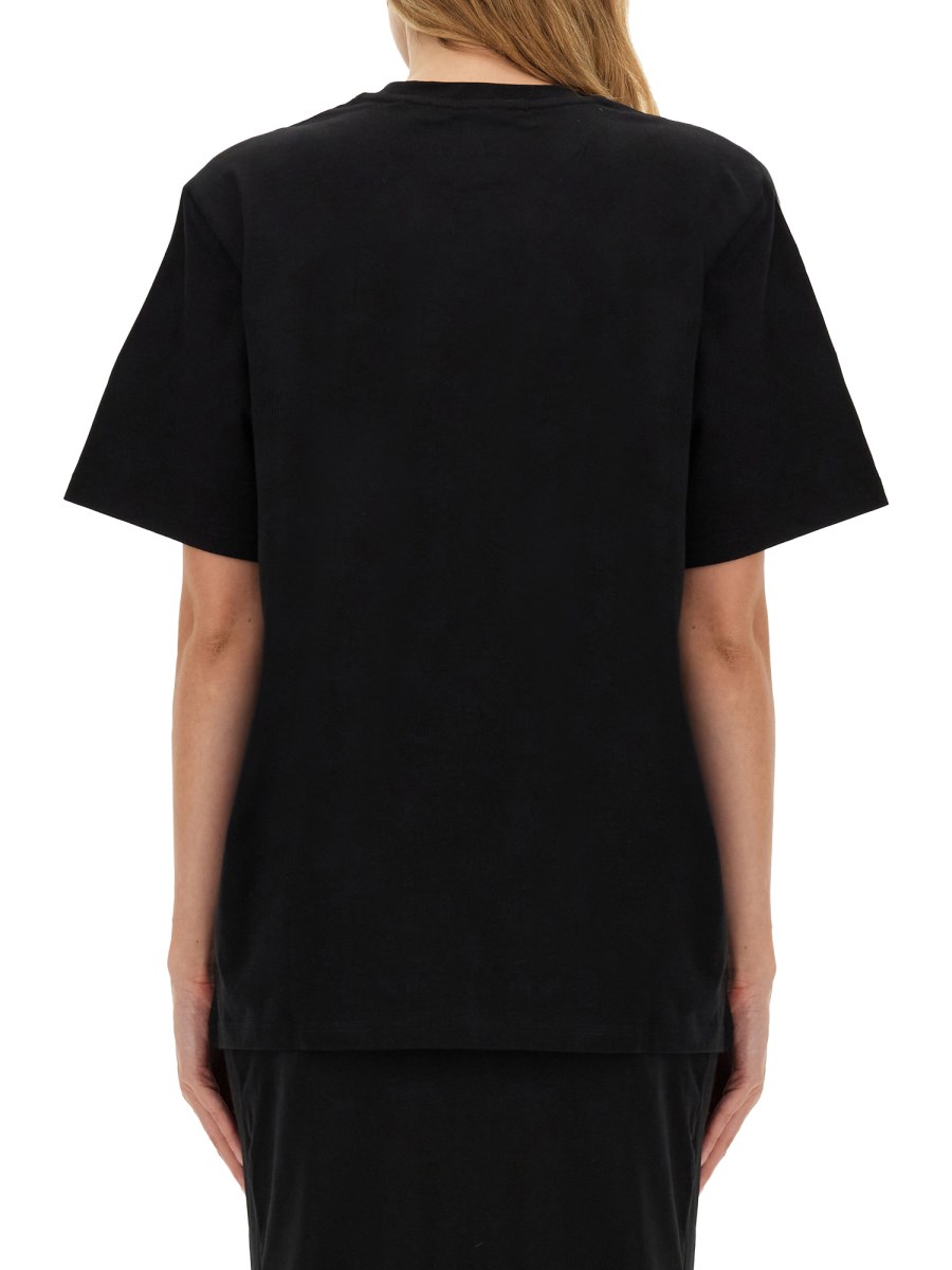 ROTATE BIRGER CHRISTENSEN T-SHIRT IN COTONE CON LOGO