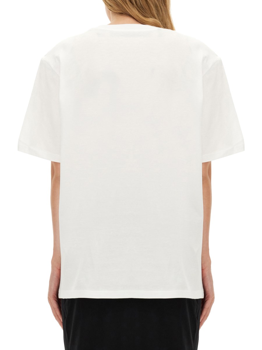 ROTATE BIRGER CHRISTENSEN T-SHIRT IN COTONE CON LOGO
