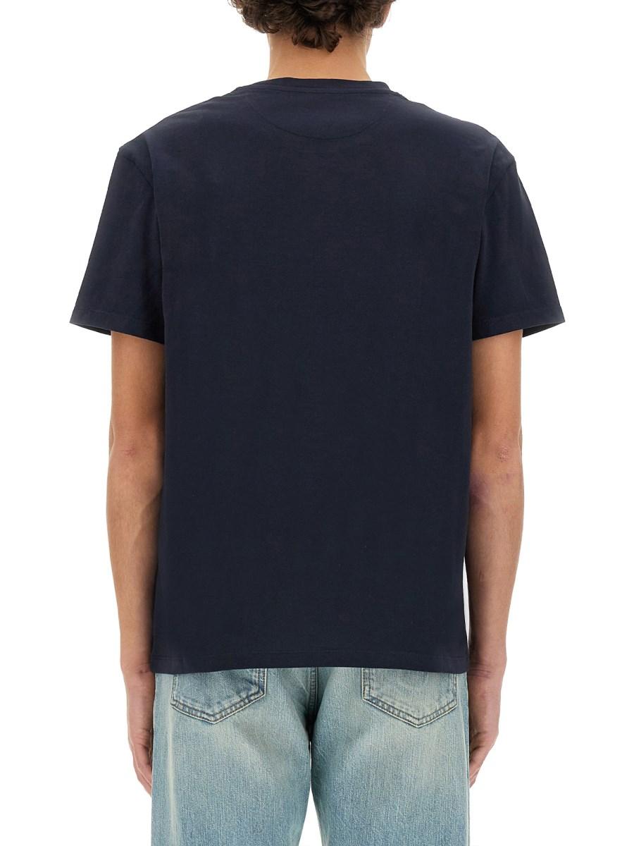 VALENTINO T-SHIRT IN COTONE CON PATCH "VLOGO SIGNATURE"