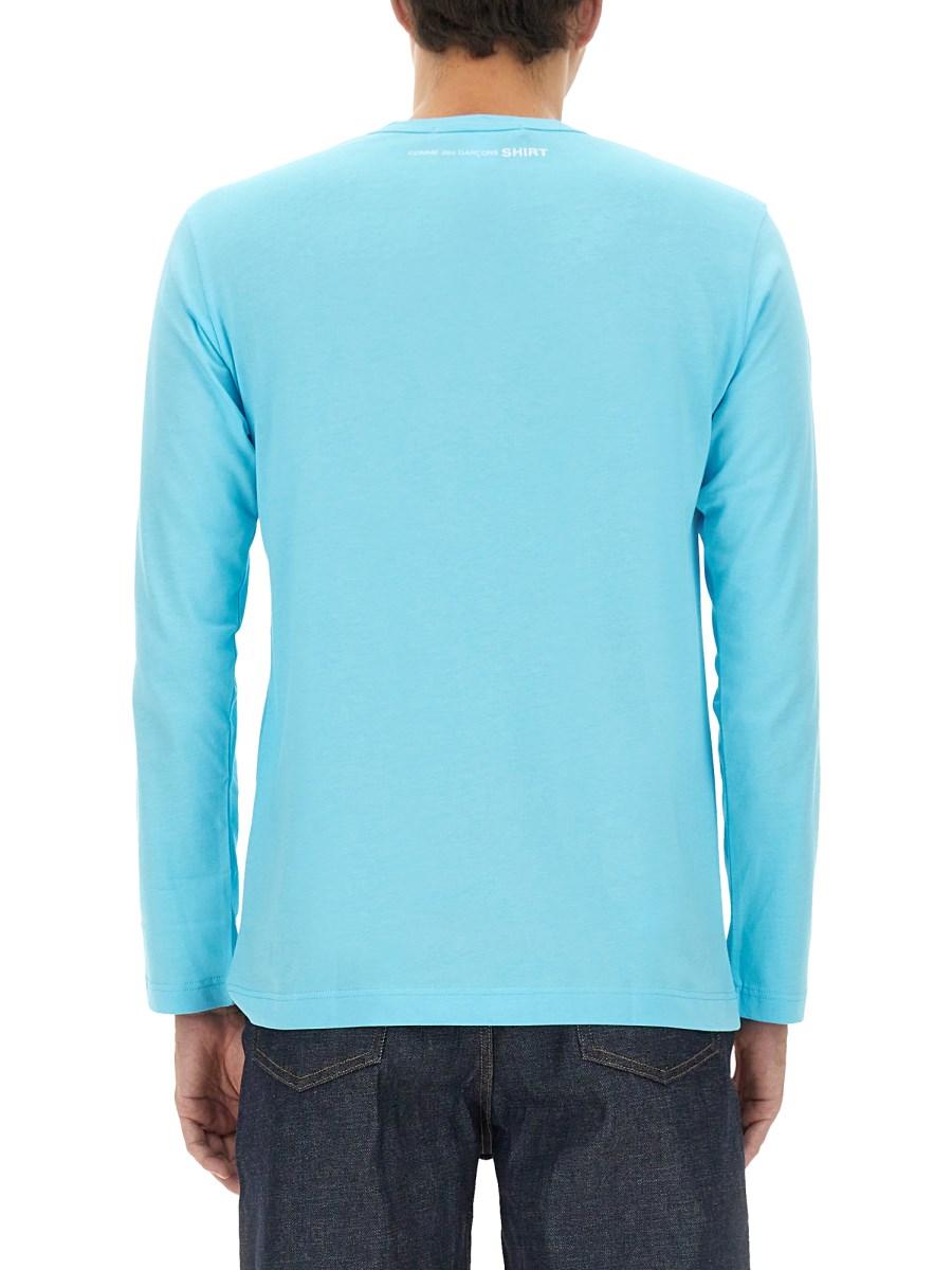 COMME DES GARCONS SHIRT T-SHIRT IN JERSEY DI COTONE