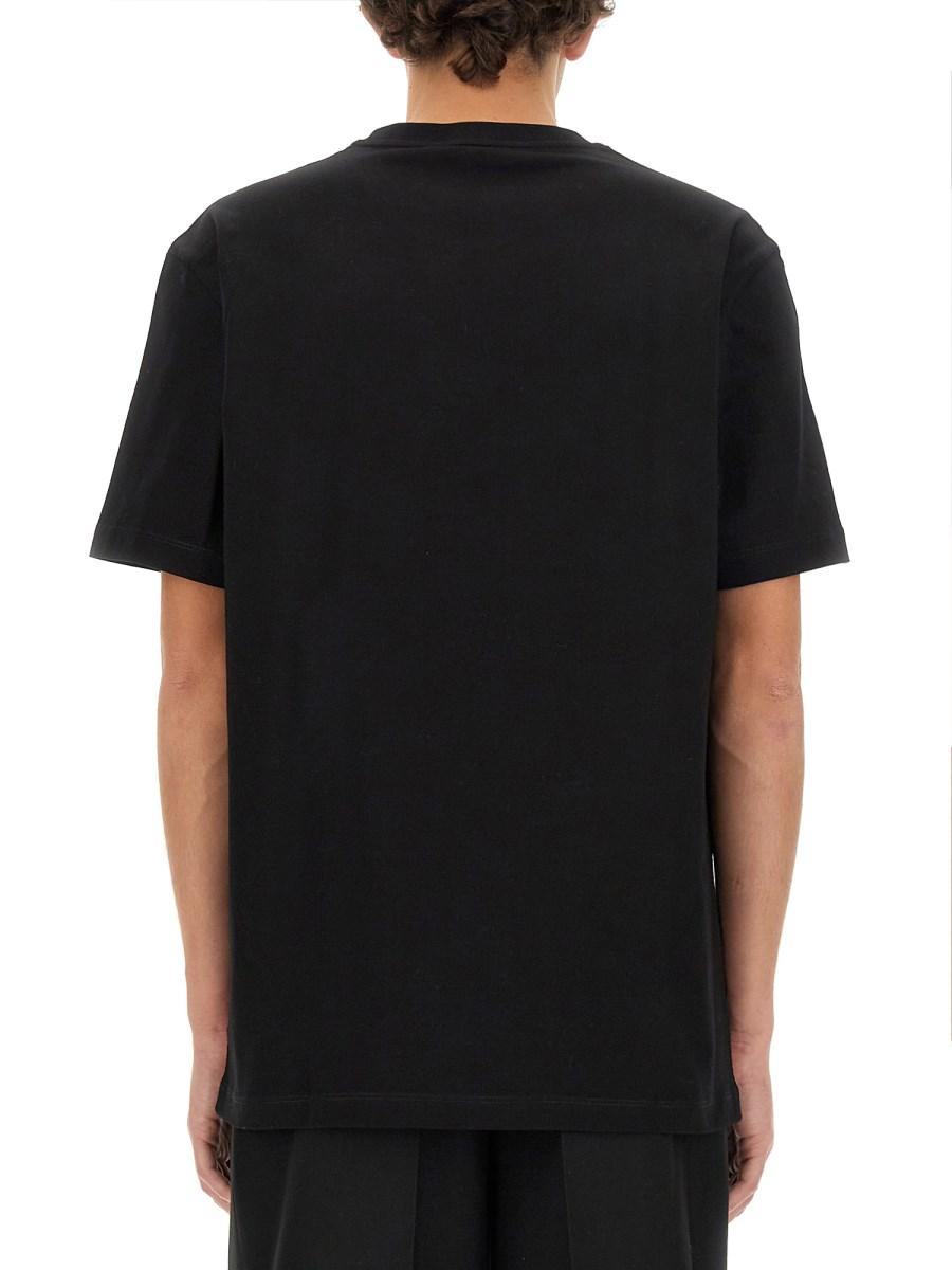 VERSACE T-SHIRT IN JERSEY DI COTONE CON 1978 RE-EDITION LOGO