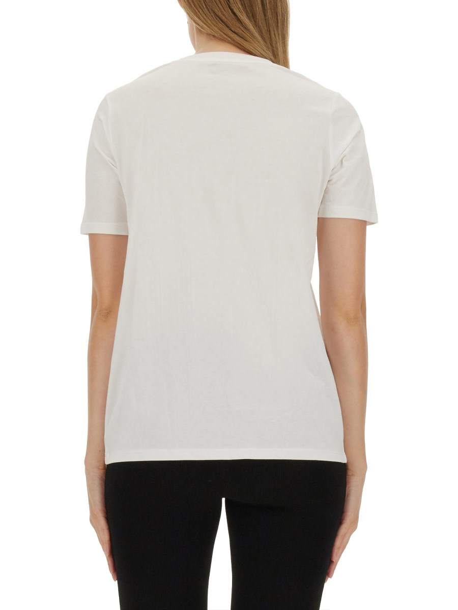 MICHAEL BY MICHAEL KORS T-SHIRT IN JERSEY DI COTONE CON LOGO BORCHIATO
