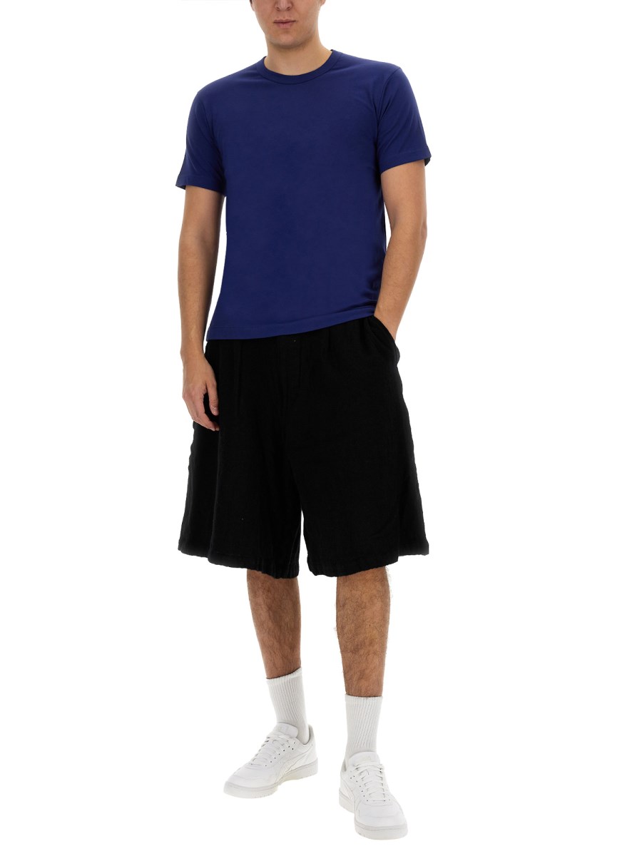 COMME DES GARCONS SHIRT T-SHIRT IN JERSEY DI COTONE CON LOGO