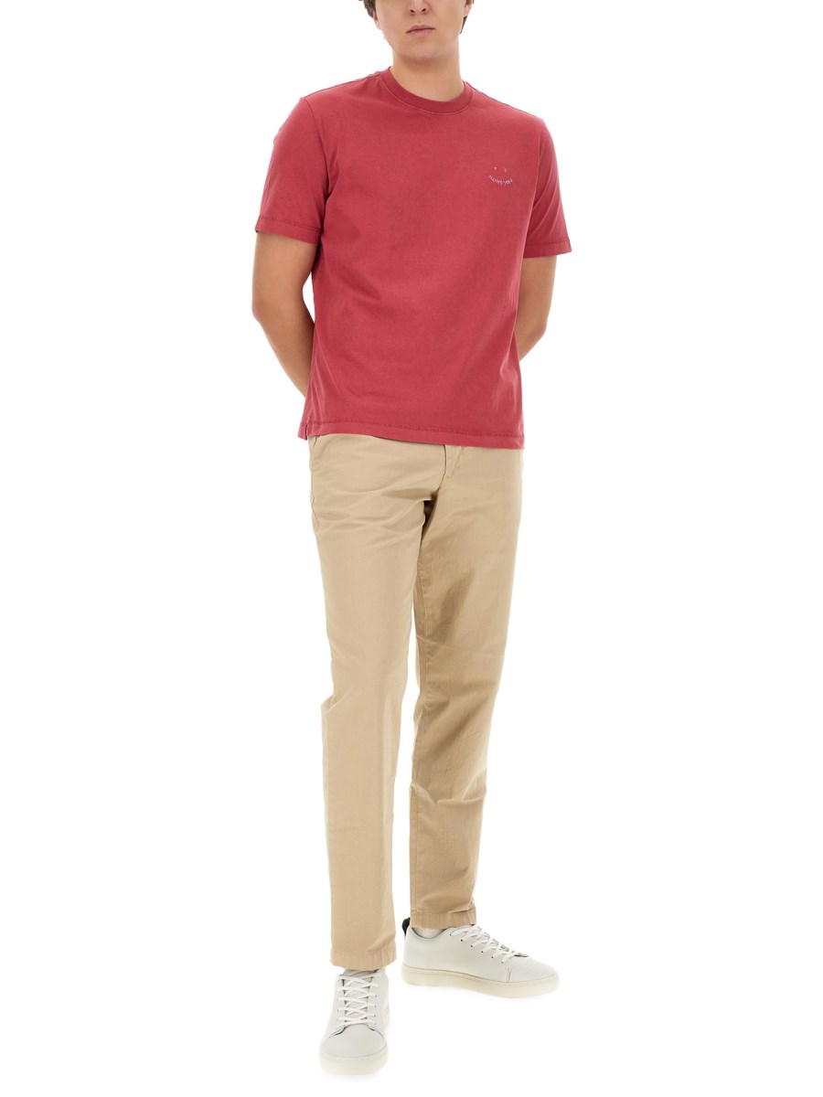 PS BY PAUL SMITH T-SHIRT IN JERSEY DI COTONE CON LOGO