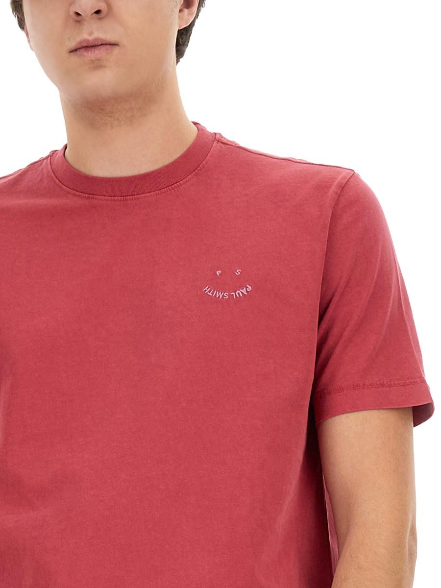PS BY PAUL SMITH T-SHIRT IN JERSEY DI COTONE CON LOGO