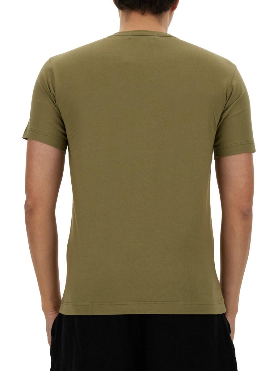 COMME DES GARCONS SHIRT T-SHIRT IN JERSEY DI COTONE CON LOGO