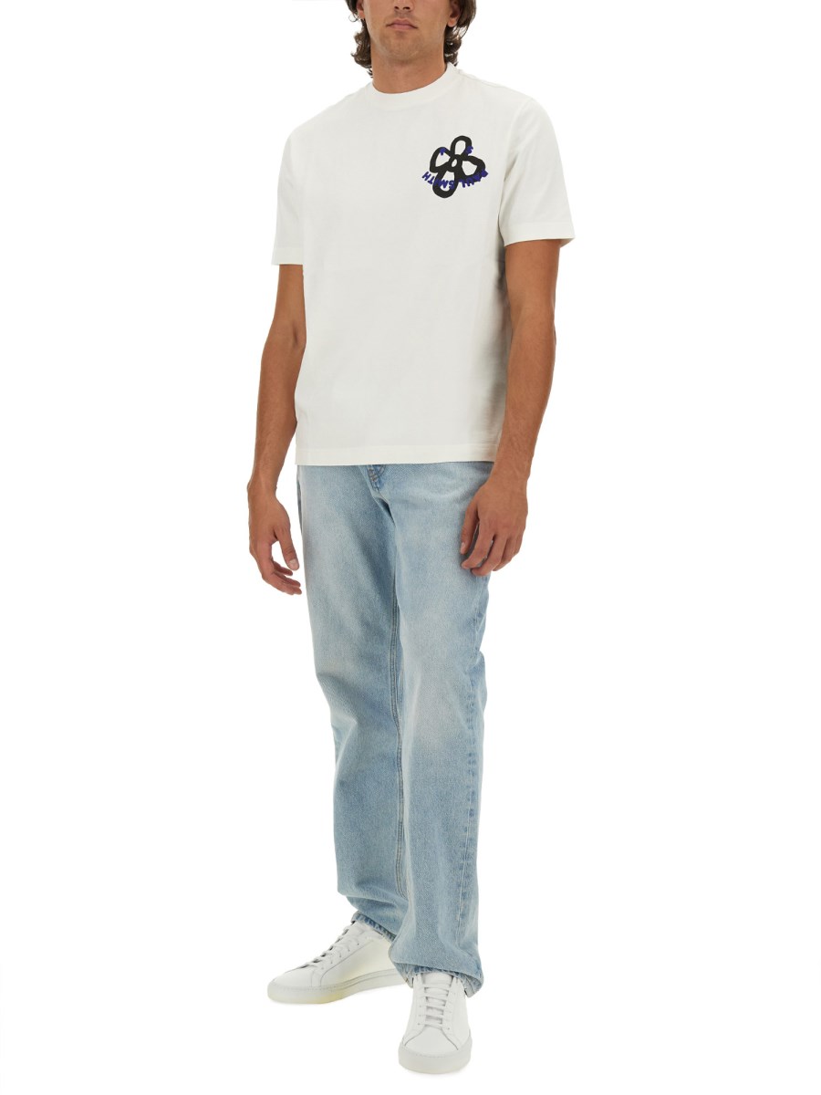 PS BY PAUL SMITH T-SHIRT IN JERSEY DI COTONE CON LOGO