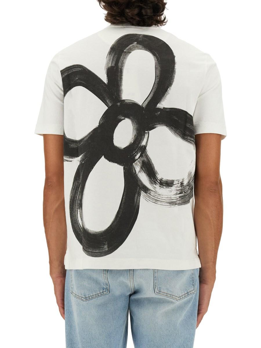 PS BY PAUL SMITH T-SHIRT IN JERSEY DI COTONE CON LOGO